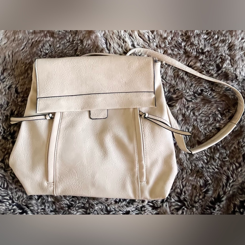 Chic Cream Backpack for Women
